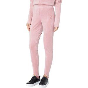 Juicy Couture Women  Pintuck Velour Stirrup Pants Size‎ L